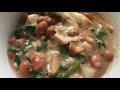 Slow Cooker Creamy Chicken & Pinto Beans