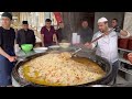 SHOCK! 100 kg FINISHED in 37 Minutes | Popular Street FOOD in Uzbekistan | Pilaf center