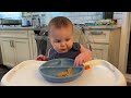 Maverick tries Mango - Baby Led Weaning (7 months)