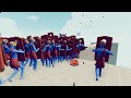 200x PROTECTOR vs 1x EVERY GOD   Totally Accurate Battle Simulator TABS