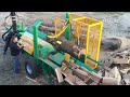 You Should See This Awesome Homemade Firewood Processor Machines Working, Amazing Fast Log Splitter