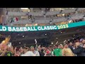 【現地映像】WBC 準決勝 村上サヨナラ 神弾道！フルシーン