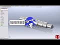 Solidworks tutorial: double helix shaft. Super EASY!!!