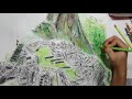 Drawing Machu Picchu in Peru!!