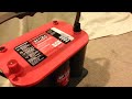 Optima red top battery - unboxing!