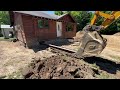 Digging Under a House For a New Basement - House Build #1