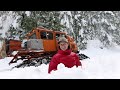 SNO-CAT ADVENTURE IN DEEP SNOW / Oregon Coastal Range / TSF