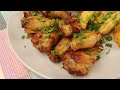 You don't have to fry chicken wings to make it delicious, like grandma's. Simple Recipe.ASMR