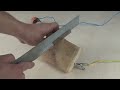 How to make a simple welding machine using a 1.5 V battery at home!