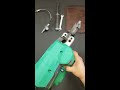 Fill air into Metabo HPT cordless nailer