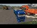 Farming Simulator 19 - DAF XF 105 4X2 Truck Unloads Sand At A Construction Site