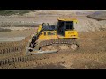 Building New Drainage System With Bulldozer Push Dirt And Dump Truck Unload​ - ឡានចាក់ដី2022
