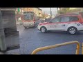 Ambulanza CRI+ Ambulanza della Misericordia + AUTOMEDICA + POLIZIA MUNICIPALE DI FIGLINE
