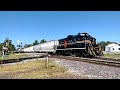 Madison Railroad 3634 & CSX locals L422 & L453 on the Indiana Subdivision at North Vernon Indiana