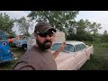 Pink 1956 Cadillac Sedan DeVille Barn Find! Parked in 1969! Sitting for 52 years! Will it Run?!?