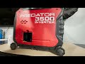 PREDATOR 3500 INVERTER GENERATOR ONLY RUNS ON CHOKE AND SURGES