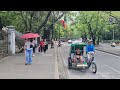 Modern Pedestrian Footbridge na may Mini Park Malapit na Magdugtong | Manila update 🇵🇭