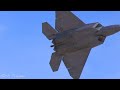 F-22 Raptor Demo, Maj. Joshua 'Cabo' Gunderson final demo - AVIATION NATION 2022