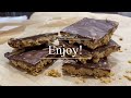 5 ingredient Chocolate Peanut Butter Oatmeal Bars!