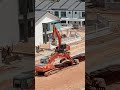 Hitachi zaixe working in site