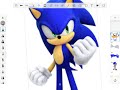 drawing Sonic