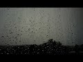 19-7-21 Distant thunders, wind and raindrops on the window glass