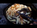 potato fries are love | making potato fries |village vlog | sa min