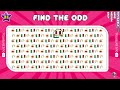 Find The Odd Emoji Out Food Edition! Food Emoji Quiz Easy, Medium 2
