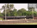 Manifest Train UP 7519 & UP 6262 Locomotives At Fostoria Iron Triangle Ohio