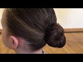 Show Hair Tutorial: Low Bun With Centre Parting