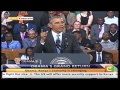President Obamas Full Address At Kasarani