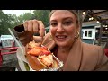 TRYING THE BEST FOOD IN BAR HARBOR, MAINE (lobster rolls, blueberry pie, popovers)