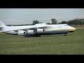 BIGGEST XXXL RC ANTONOV AN-225 UDSSR 93KG SCALE MODEL AIRPLANE FLIGHT DEMONSTRATION