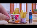 DIY 🍳 How To Make Amazing Miniature KFC Fried Chicken 🍗 In Miniature Kitchen ! ASMR Cooking