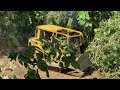 Amazing! CAT Bulldozer D6R XL Repair of Abandoned Roads on Mount Mistery