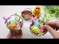 🐤BASKET made of paper cup. EASTER décor in a couple of minutes! Easter Basket DIY