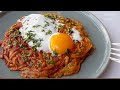 How To Make Potato Rosti With Stir Fry Egg | Swiss Potato Rosti Recipe | Nolwenn Kitchen