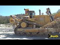 Caterpillar D11R Bulldozer Pushing Sand #caterpillar #dozer #bulldozer #tractor #heavyequipment