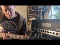 8 minutes with a Les Paul and Peavey 5150 Block letter