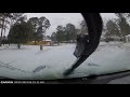 Pineville, Louisiana snowfall/ice