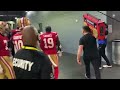 49ers got the coldest walkout in sports