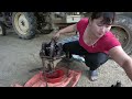 Repair The Rear Axis Of The Rickshaw, Maintenance Replace Digital Shaft Oil \ Blacksmith Girl
