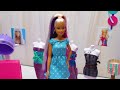 Doll Beauty Routine 💄🌟 || DIY Mini Glittery Doll Makeup Kit Box With Mirror