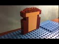 Lego Piece of Bread Falling Over