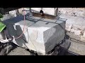 Hard Workers How to Make Grey Hard Granite From Huge Stone