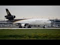 Two UPS aircraft doing a taxi race at DFW International Airport (N277UP & N356UP)