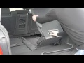 How put the back seats up in a Vauxhall Zafira