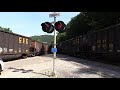 COAL COUNTRY Railfanning!! Heavy CSX Trains in the C&O Coal Town of Thurmond, WV!!