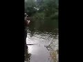 Landing a 10lb barbel on the local