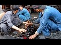 Resurfacing Diesel Engine 6 Cylinder Head || valve Seat Resurfacing ||